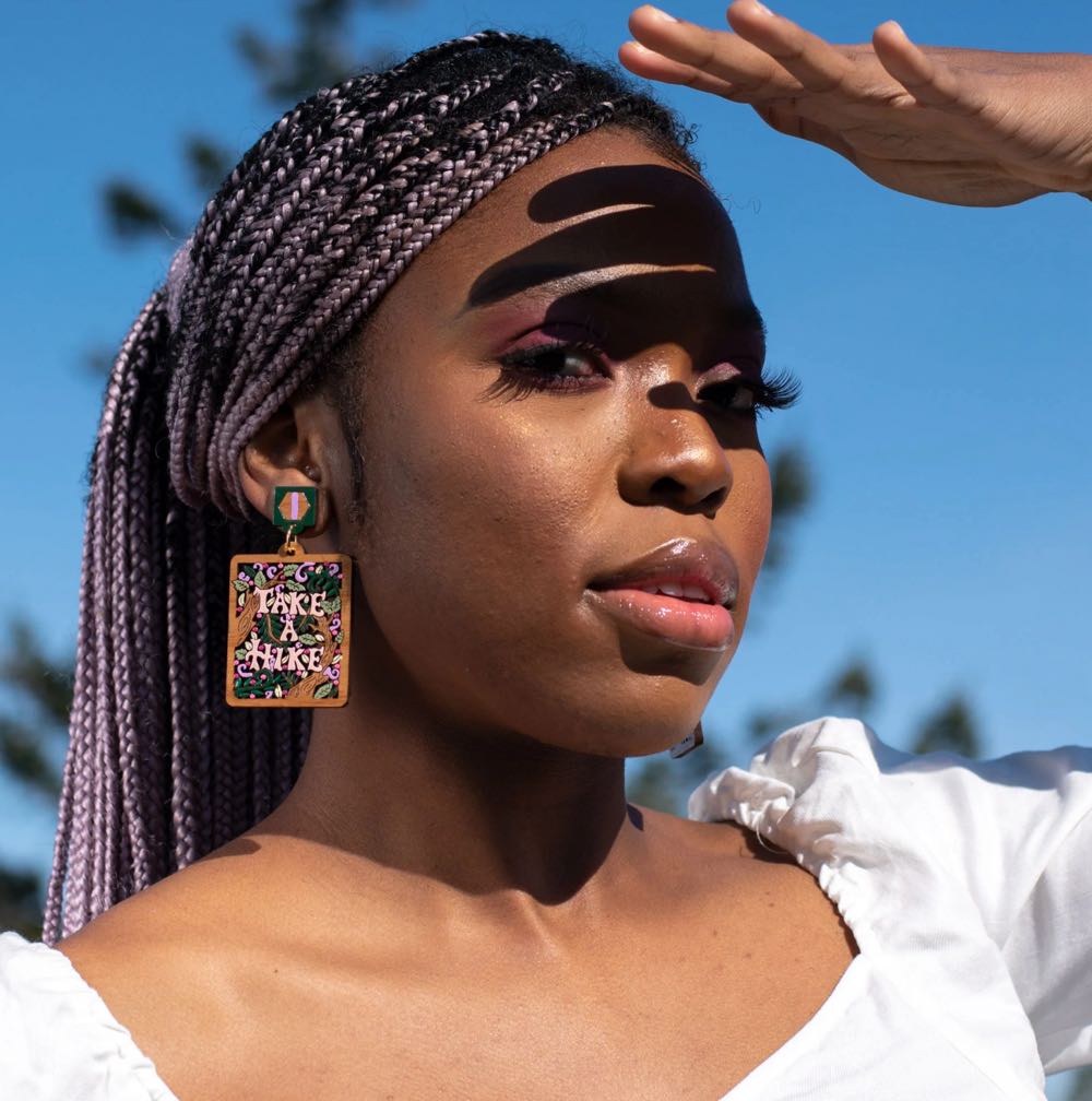 Rylee & Ink - Take a Hike Dangles - Earrings pin collectible - Main Image 2