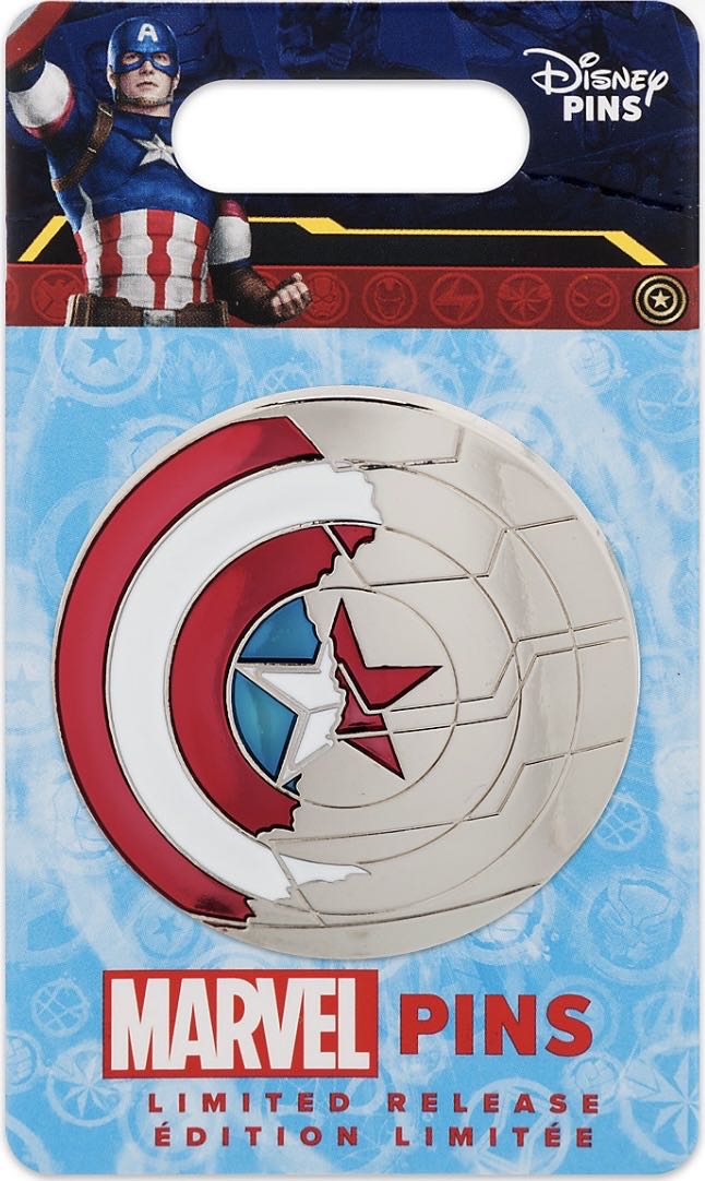 Captain America: The Winter Soldier Shield  pin collectible [Barcode 438012369127] - Main Image 2