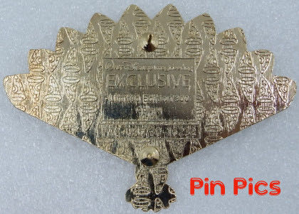 Pocahontas Floral Fan - Walt Disney Imagineering Exclusive pin collectible [Barcode 400000763644] - Main Image 2