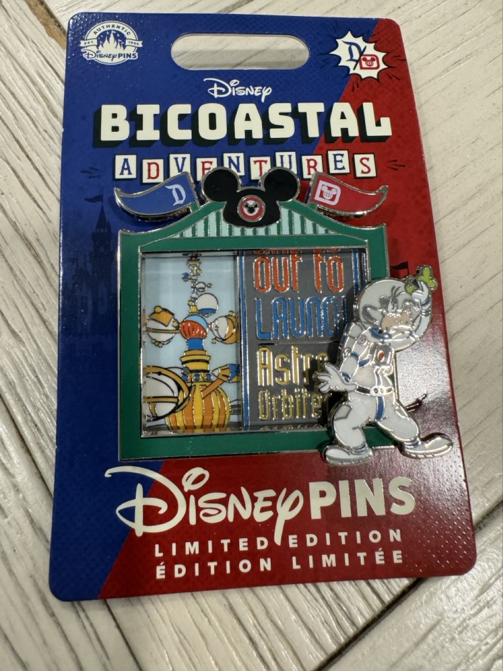 Bicoastal Adventures - Astro Orbiter - Limited Edition pin collectible [Barcode 400971219959] - Main Image 2