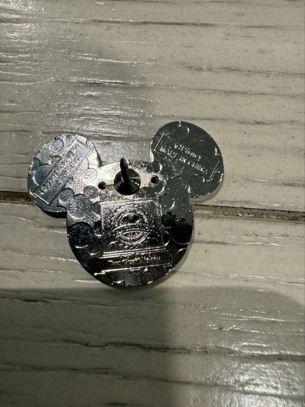 Mickey and Minnie, black-and-white Cowboys, Mickey Head icon  pin collectible - Main Image 2