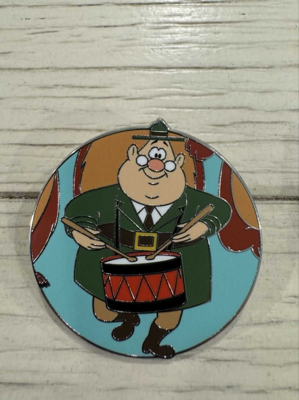 Mandalorian With Child Pin