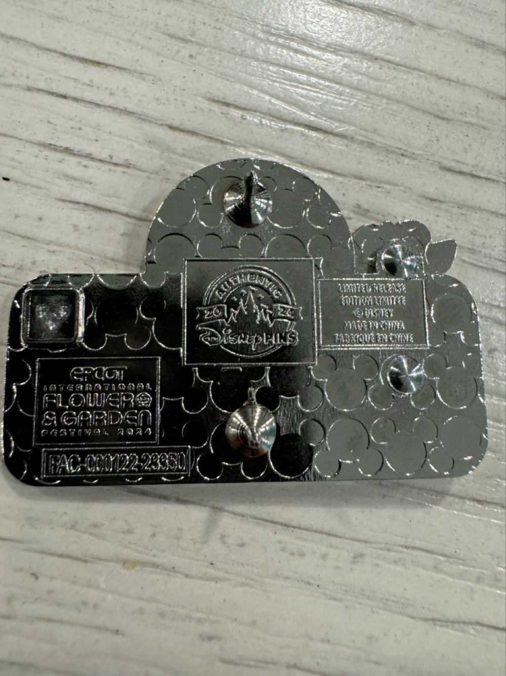 Minnie, mouse, flower and garden, Epcot 2024  pin collectible - Main Image 2