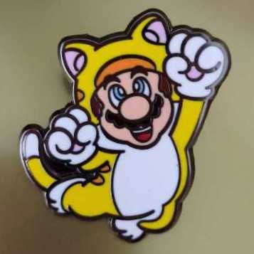 Cat Mario  pin collectible - Main Image 2