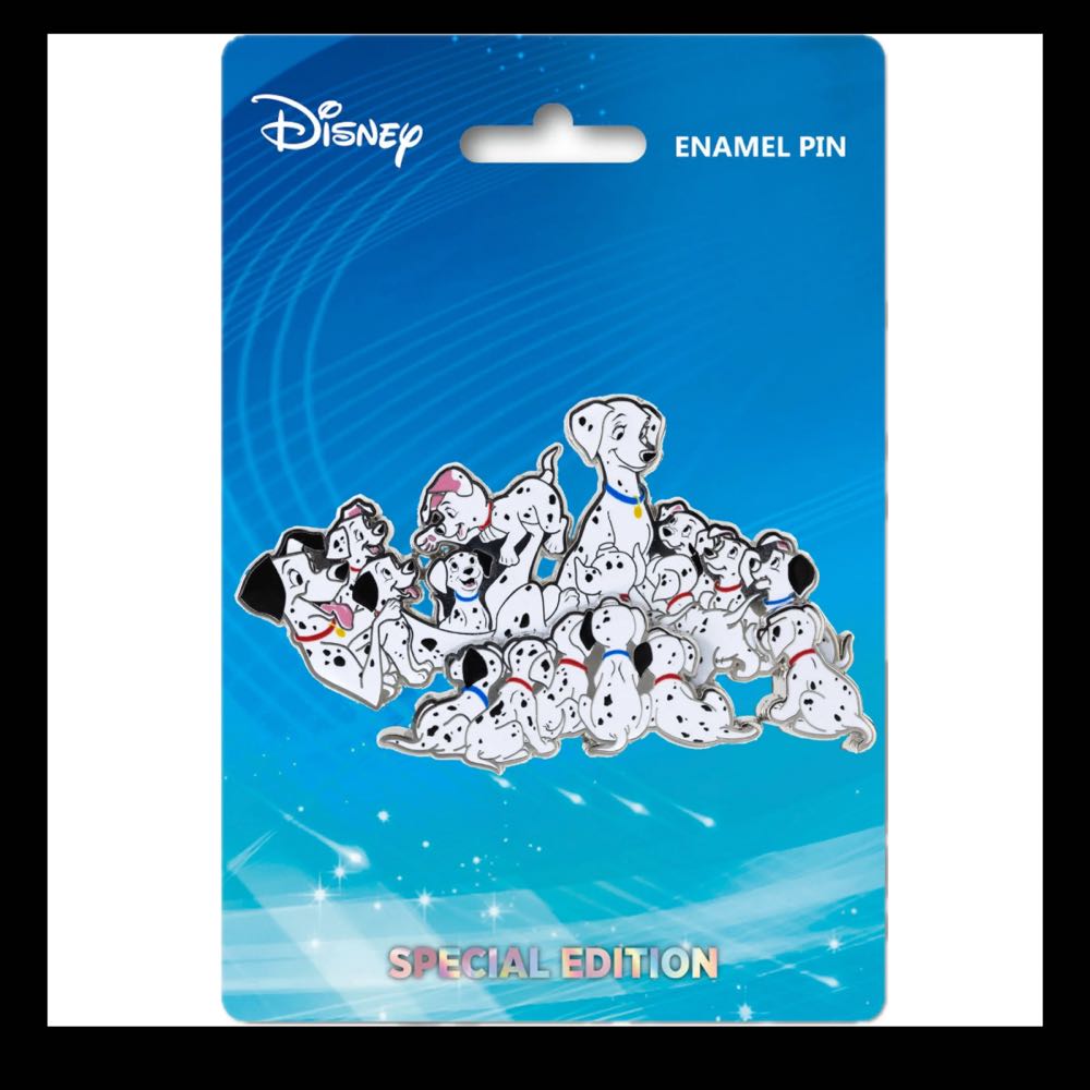 101 Dalmatians-Family-Dog Pile  pin collectible - Main Image 2