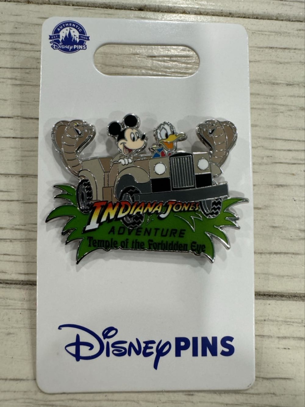 Indiana Jones Adventure Temple of the Forbidden Eye - Mickey & Donald  pin collectible [Barcode 400974368487] - Main Image 2