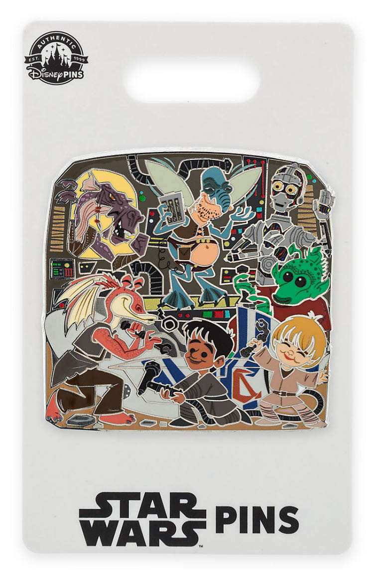 Star Wars Episode 1: The Phantom Menace Cast - Enameled cloissonné pin collectible [Barcode 438032368544] - Main Image 2