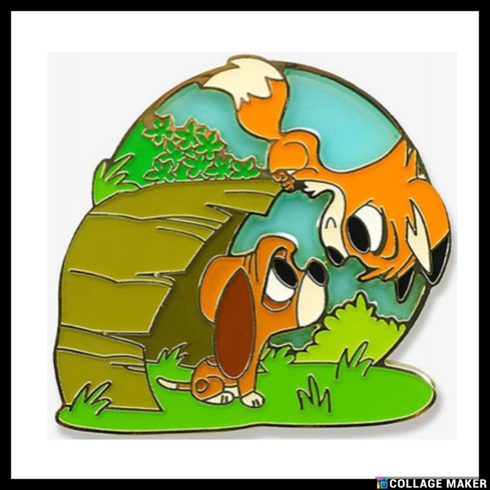 Fox & Hound  pin collectible - Main Image 1