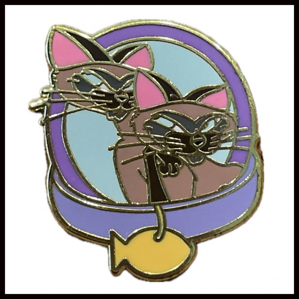 Lady & Tramp-Si & Am  pin collectible - Main Image 2