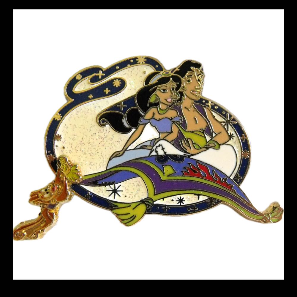 Jasmine & Aladdin  pin collectible - Main Image 2