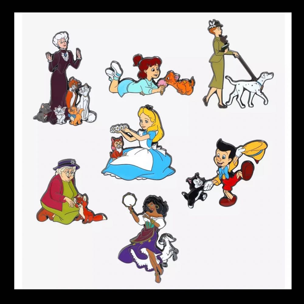 Oliver & Co.-Oliver & Jenny  pin collectible - Main Image 2