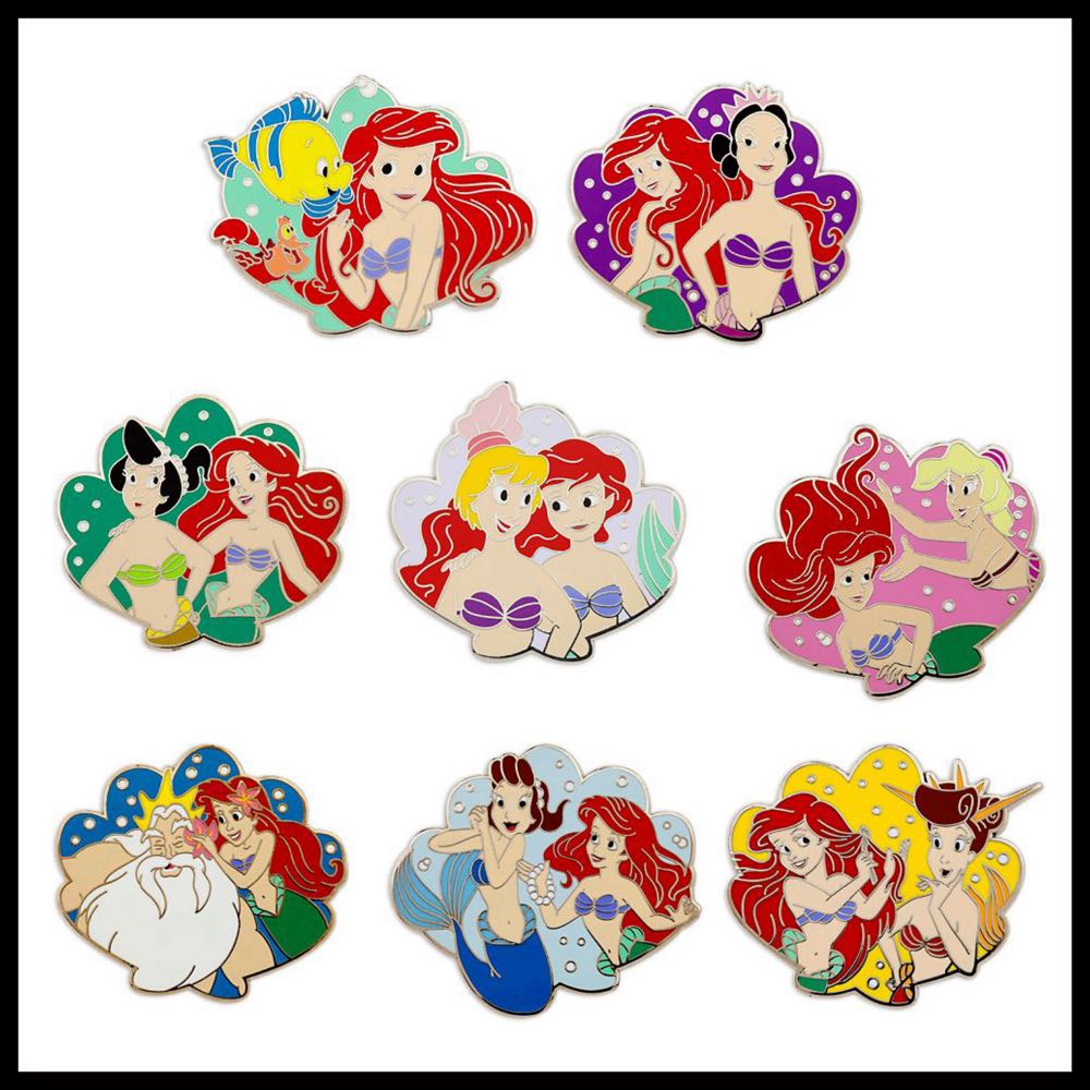 Little Mermaid-Flounder  pin collectible - Main Image 3