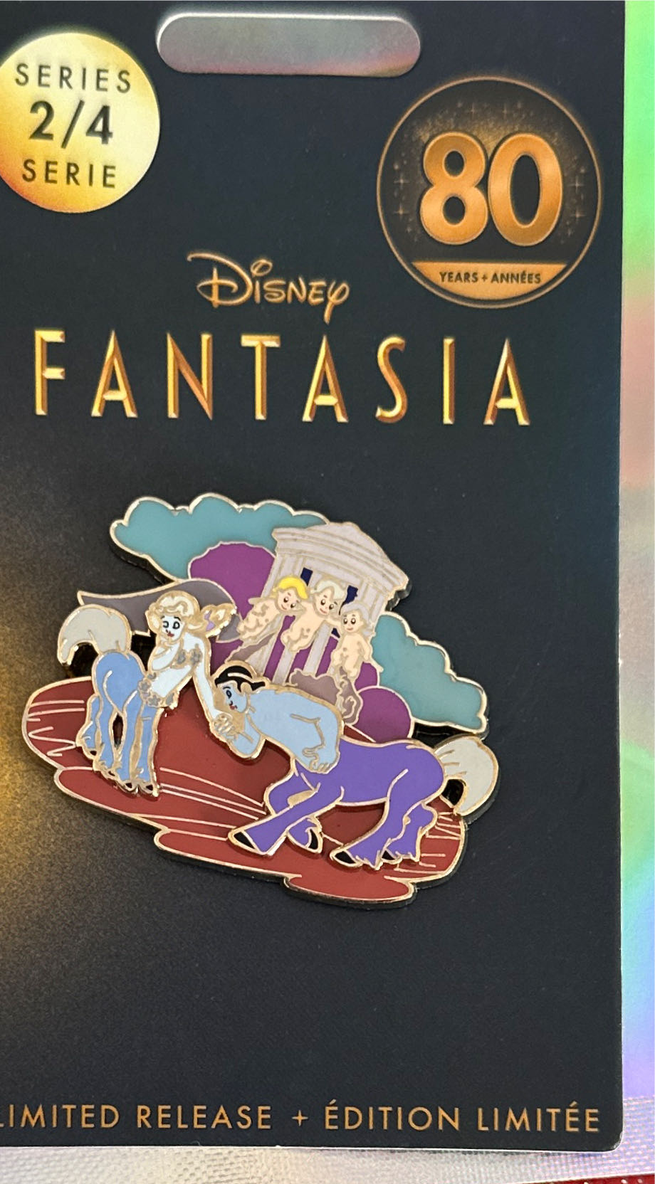 Disney Pin’s Centaur & Cherubs Fantasia 80th Anniversary  pin collectible [Barcode 466041554146] - Main Image 2