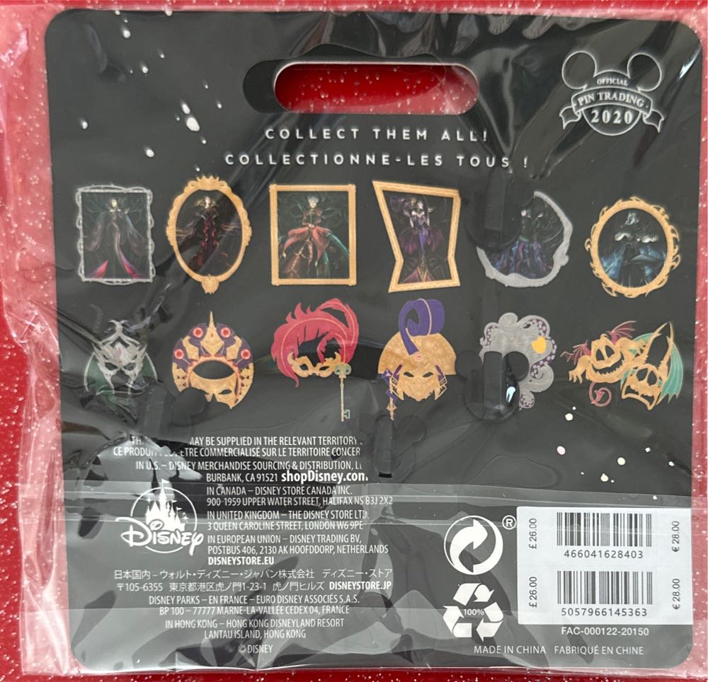 Midnight Masquerade Designer Collection - Hades  pin collectible [Barcode 466041628403] - Main Image 2