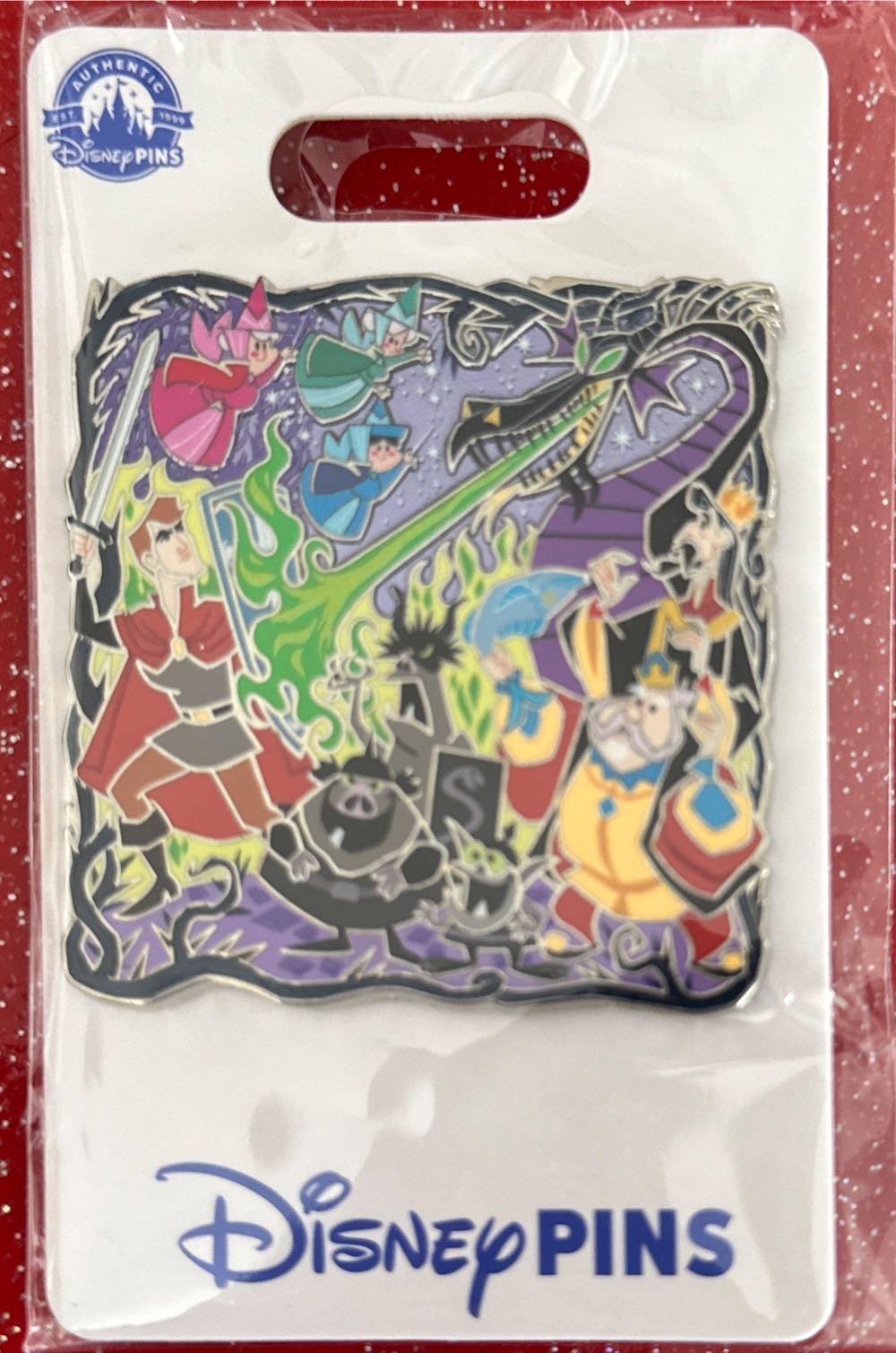 Sleeping Beauty Cast  pin collectible [Barcode 438037781737] - Main Image 2