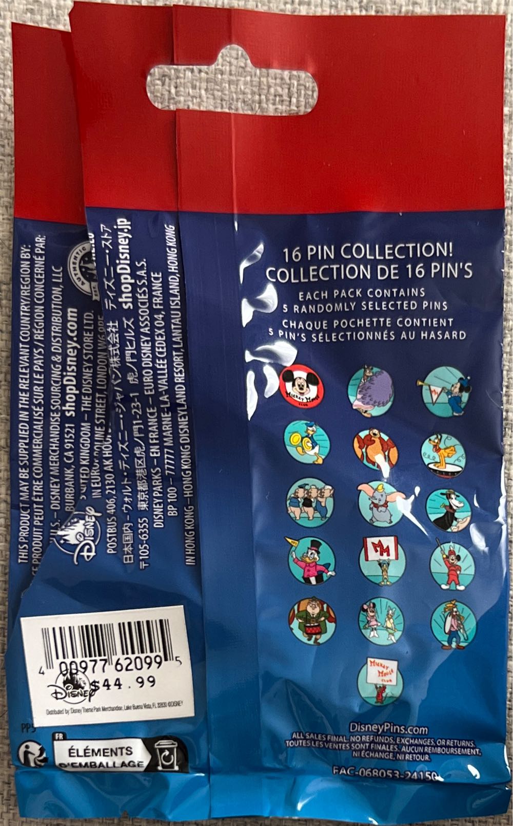 Mickey Mouse Club  pin collectible [Barcode 400977620995] - Main Image 2