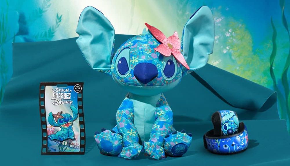 Stitch Crashes Disney 4 The Little Mermaid  pin collectible - Main Image 2