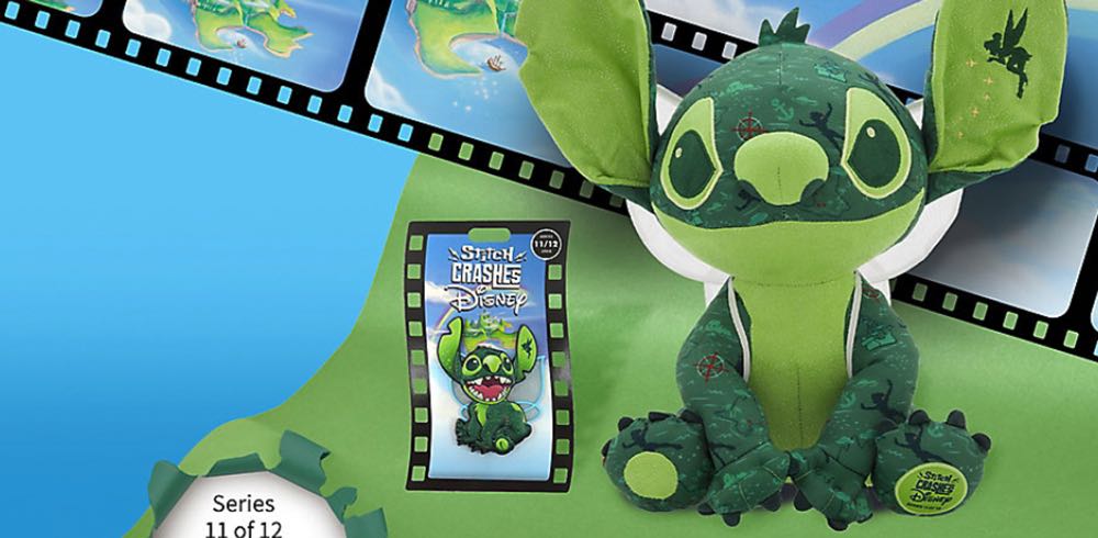Stitch Crashes Disney 11 Peter Pan  pin collectible - Main Image 2