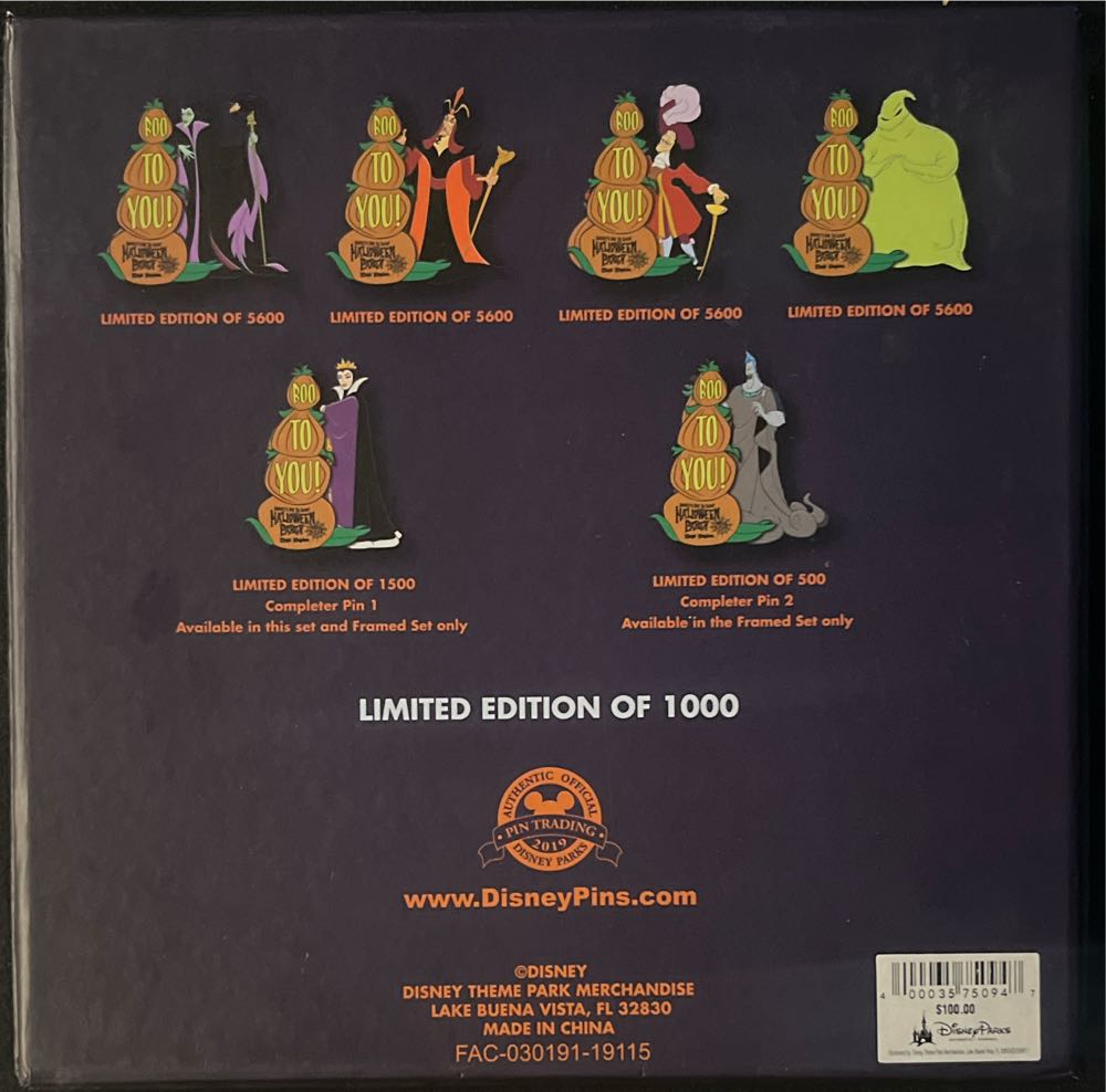 Mickey’s Not So Scary Halloween Party Limited Edition 2019 Glow In The Dark Slider’s - Disney Not So Scary Halloween Party pin collectible [Barcode 400035750947] - Main Image 2