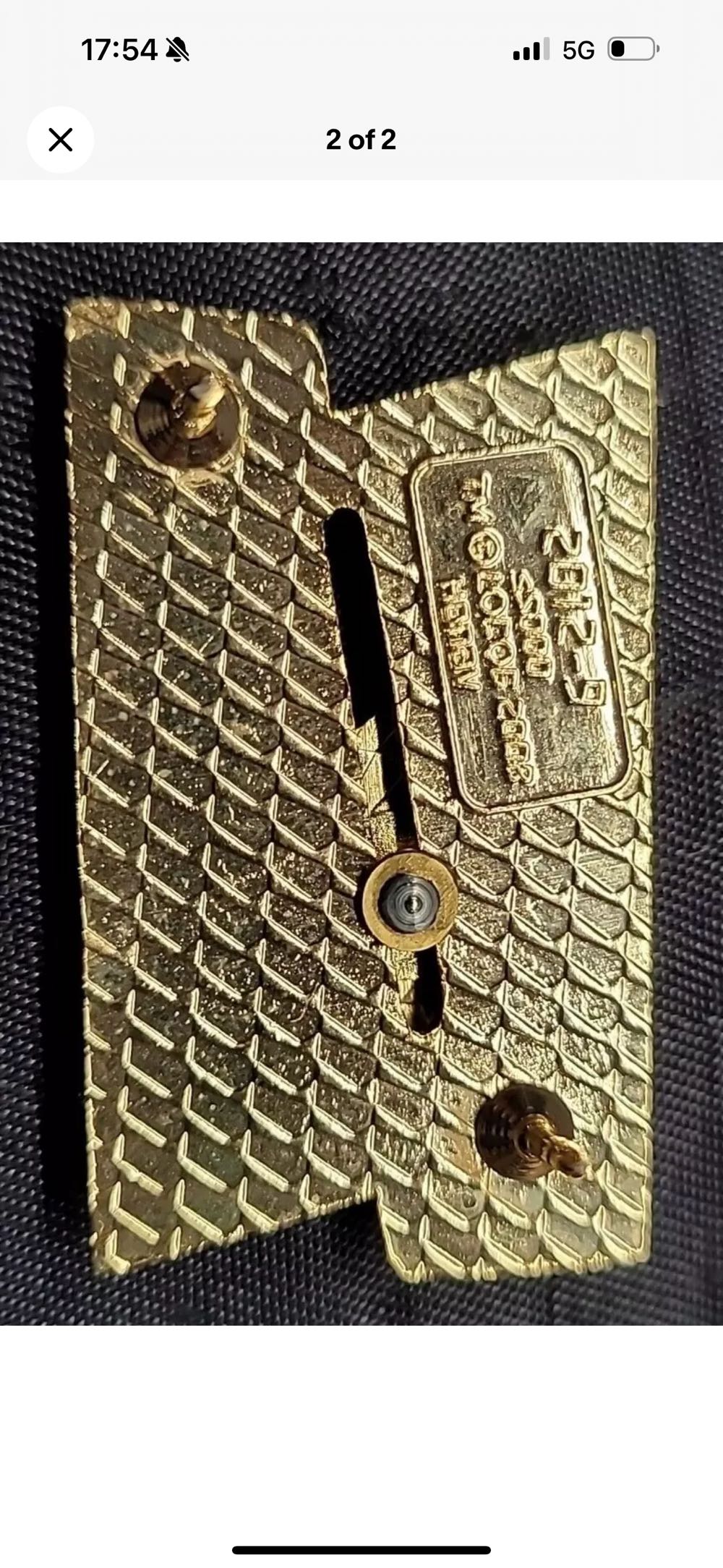 LONDON 2012 LOGO Large Mirror Silver (290)  pin collectible [Barcode 5060182909978] - Main Image 2