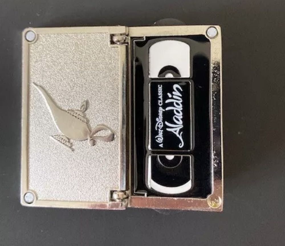Aladdin VHS Cover  pin collectible - Main Image 2