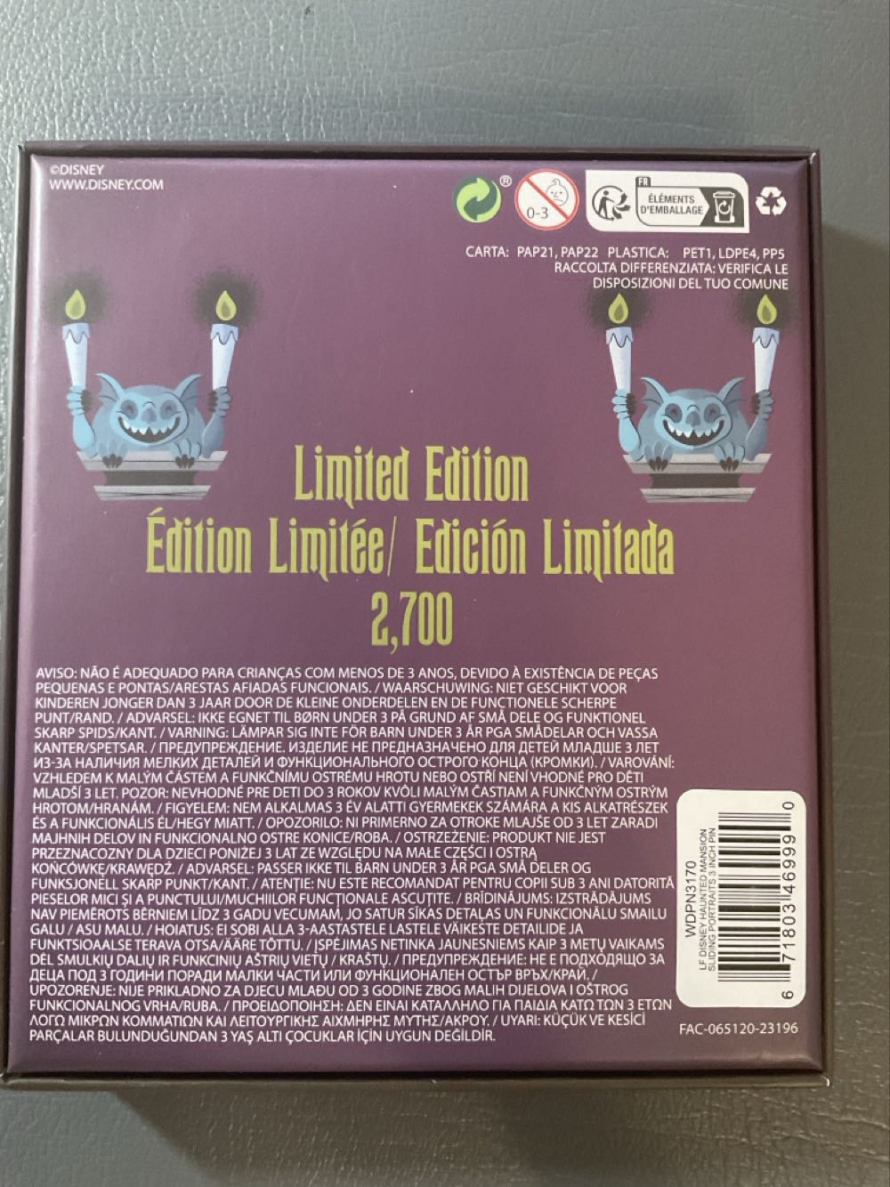 Haunted Mansion - Jumbo Pin - Ltd Edition 2700  pin collectible - Main Image 2