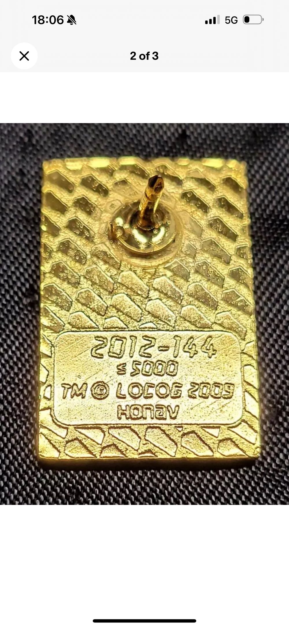 SPORT: Plain: BOXING (322)  pin collectible - Main Image 2