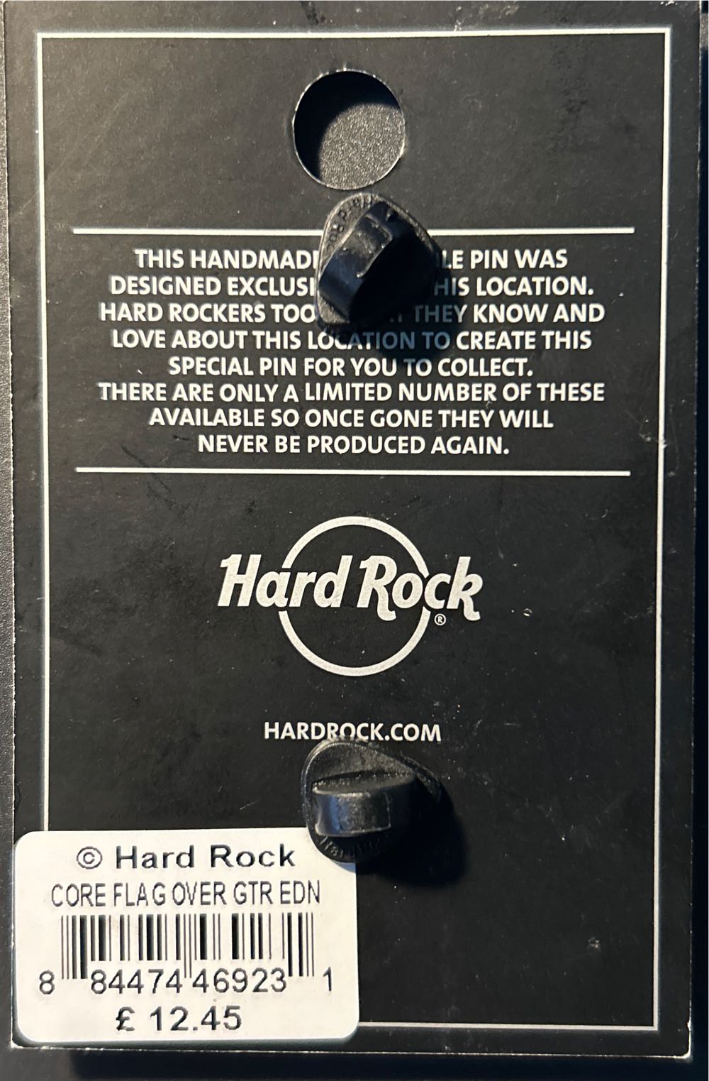 Edinburgh Core Flag Over Guitar - Hard Rock Cafe pin collectible - Main Image 2
