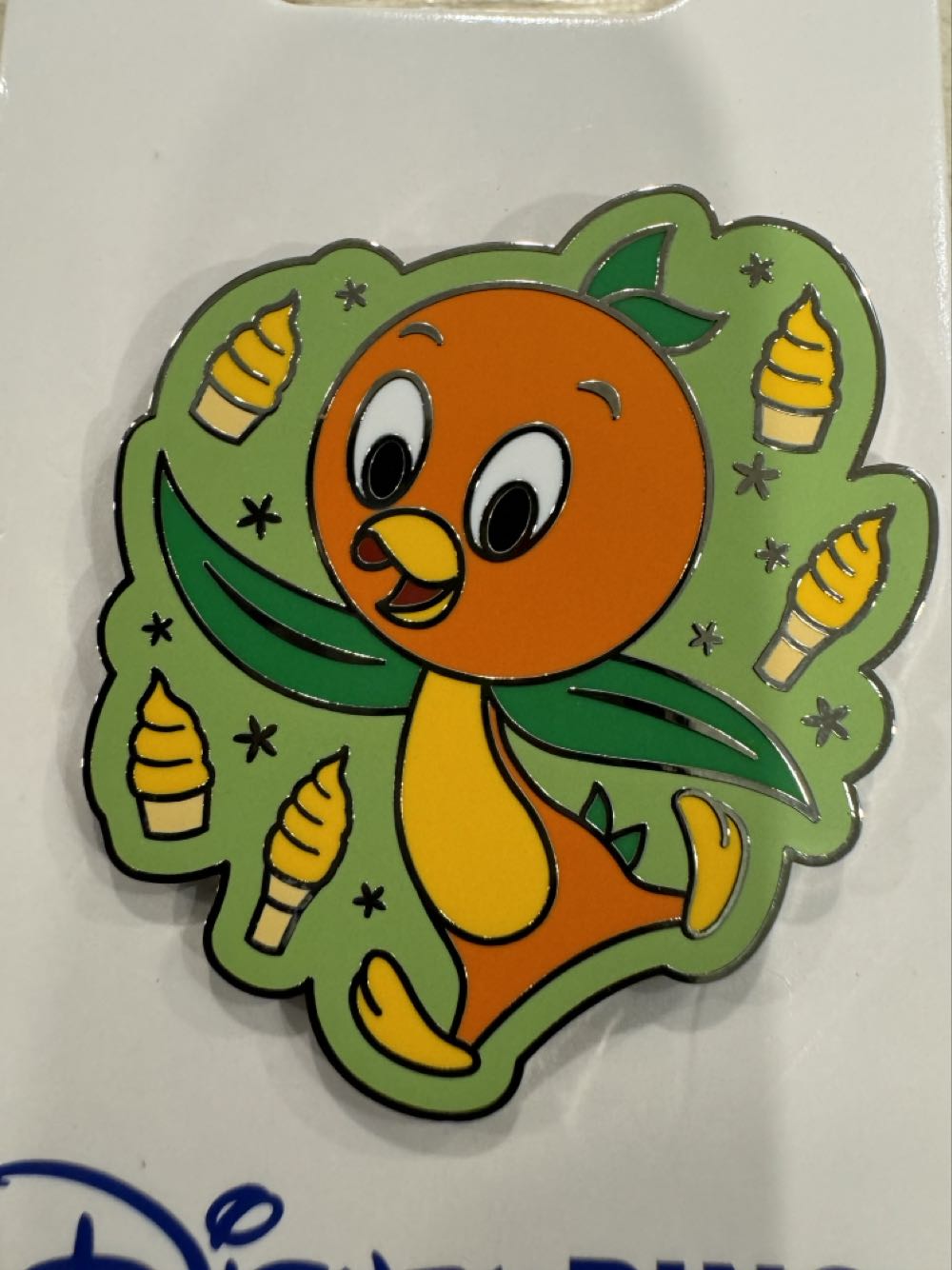 Orange Bird With Dole Whip Cones - Disney pin collectible [Barcode 400977422711] - Main Image 3