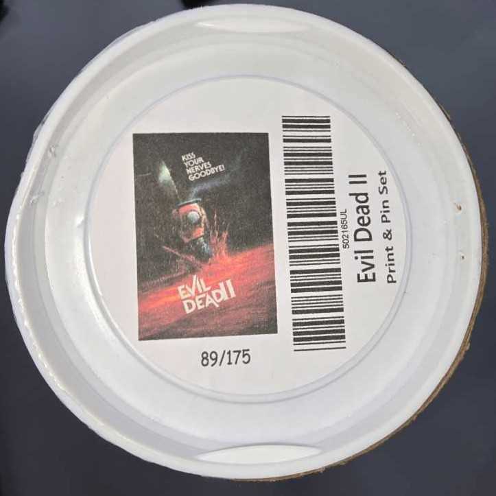 Evil Dead II Print & Pin Set  pin collectible [Barcode 172100003776] - Main Image 3