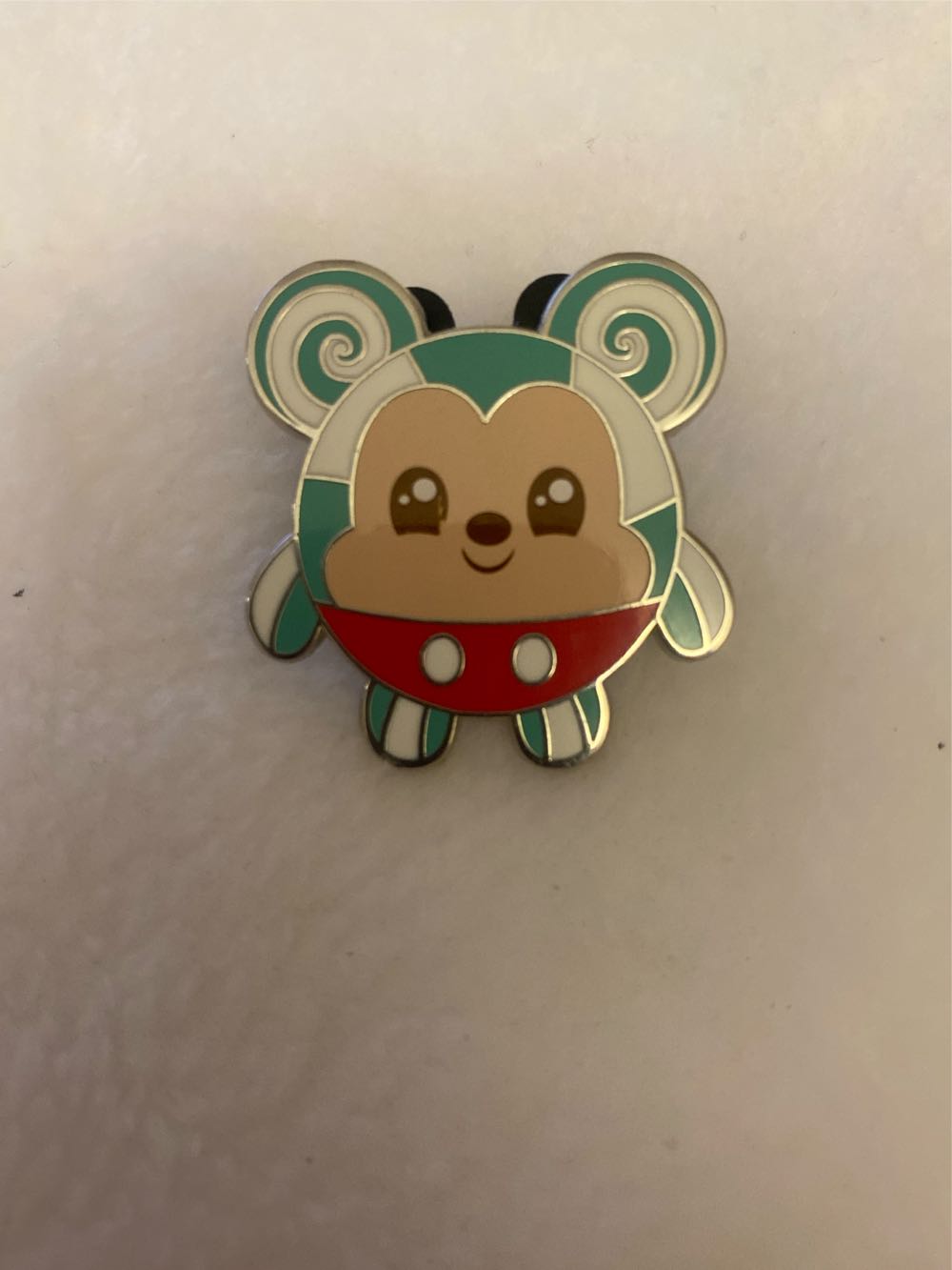 Figment Face Square Teal Background