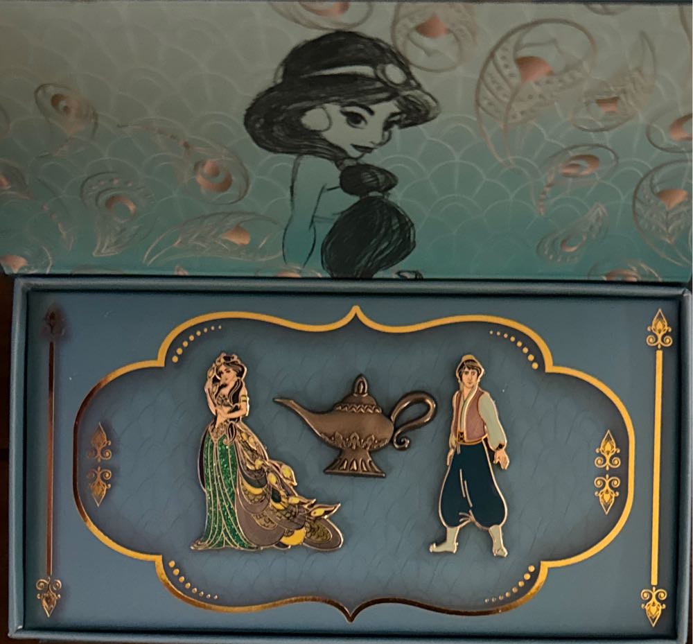 Art Of Jasmine Set Free Disney Pin Trading Database Pinpics  pin collectible [Barcode 464472840678] - Main Image 3