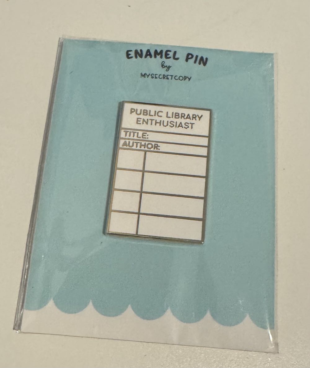 Public Library Enthusiast  pin collectible - Main Image 2