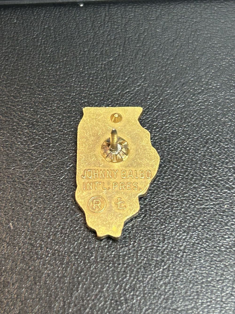 Illinois Lions Club Lapel Pin 1974-1975 100% Attendance - Lapel Pin pin collectible - Main Image 2