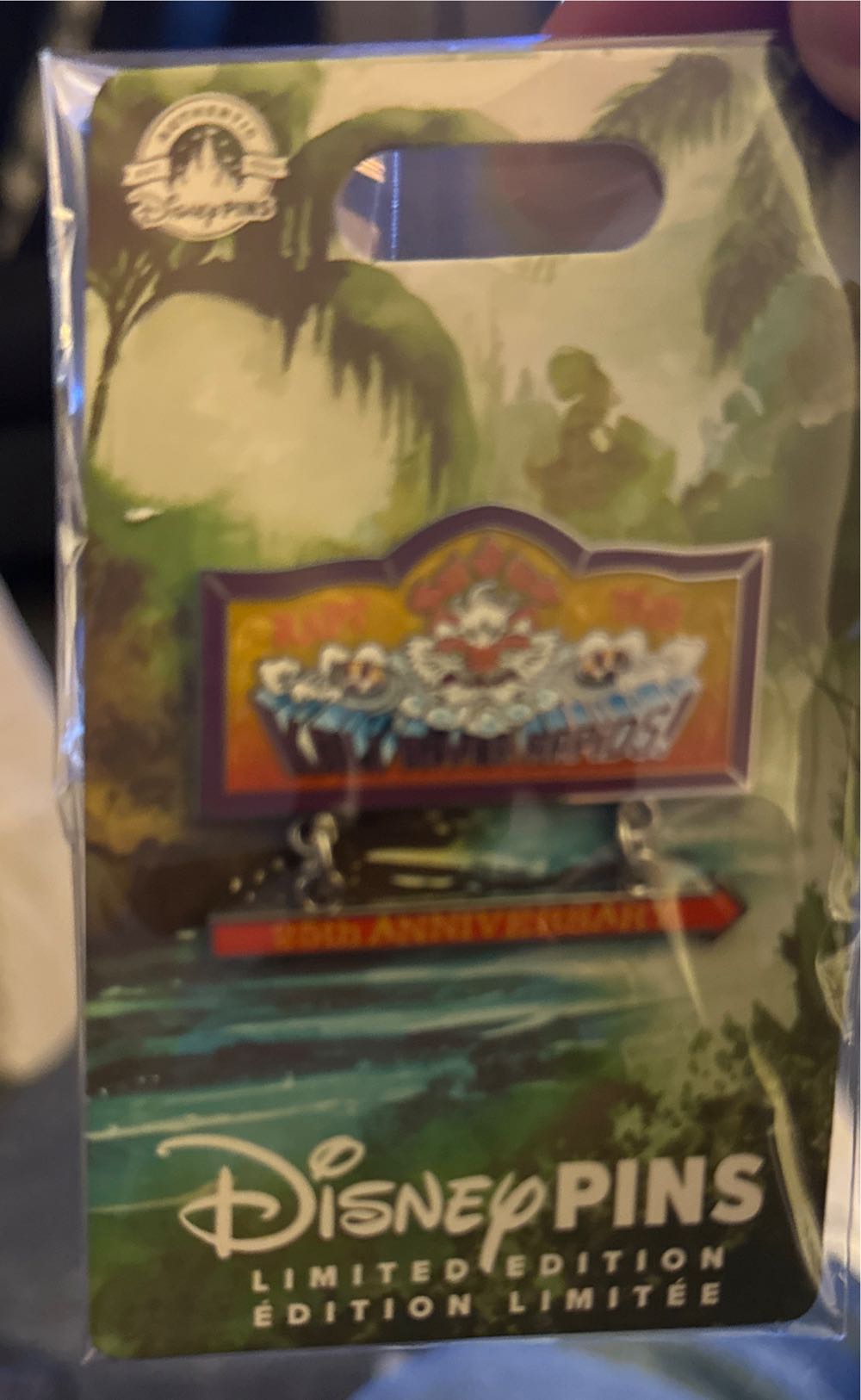 Kali River Rapids 25th Anniversary Disney - Limited Edition pin collectible [Barcode 400966369126] - Main Image 2