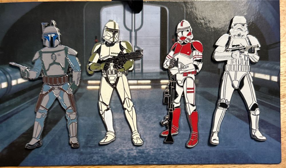 Star Wars Weekends 2008 Stormtrooper Pin Set - Boxed Set pin collectible [Barcode 400109063911] - Main Image 2