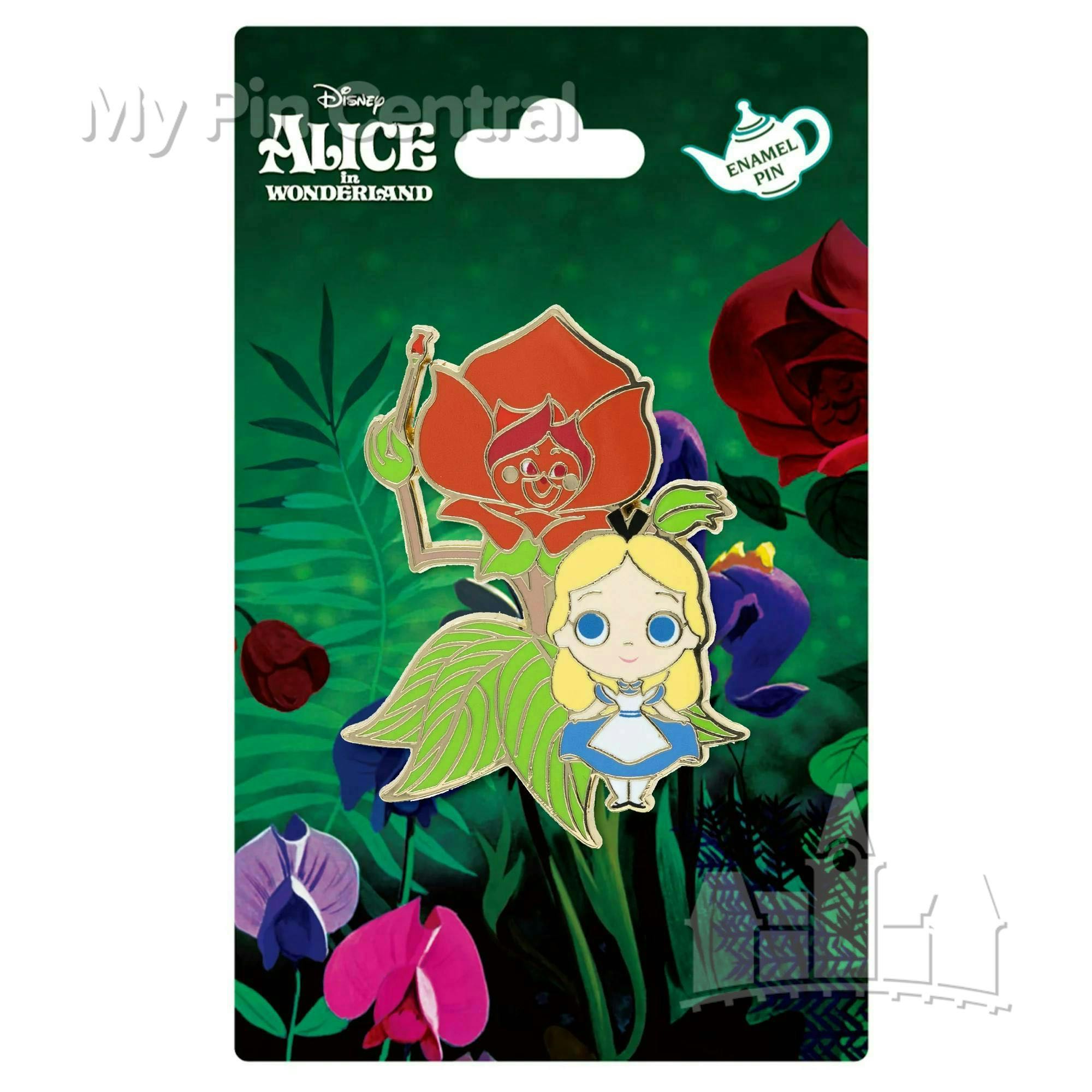Alice in Wonderland - Alice and Red Rose - PALM - Pin pin collectible - Main Image 2