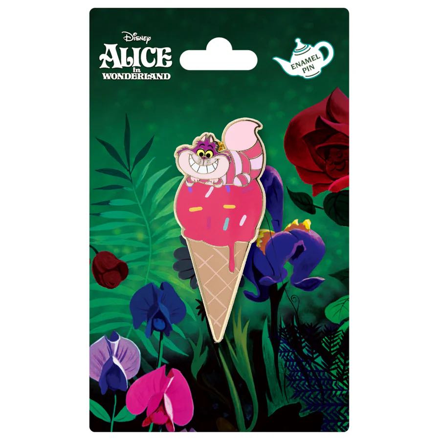 Alice in Wonderland - Cheshire Cat on Ice Cream Cone - PALM - Pin pin collectible - Main Image 2