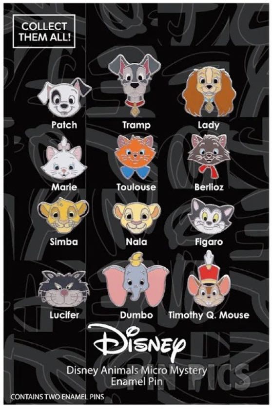 Cinderella - Lucifer - Disney Animal Micro Myster Set - PALM - Pin pin collectible - Main Image 2
