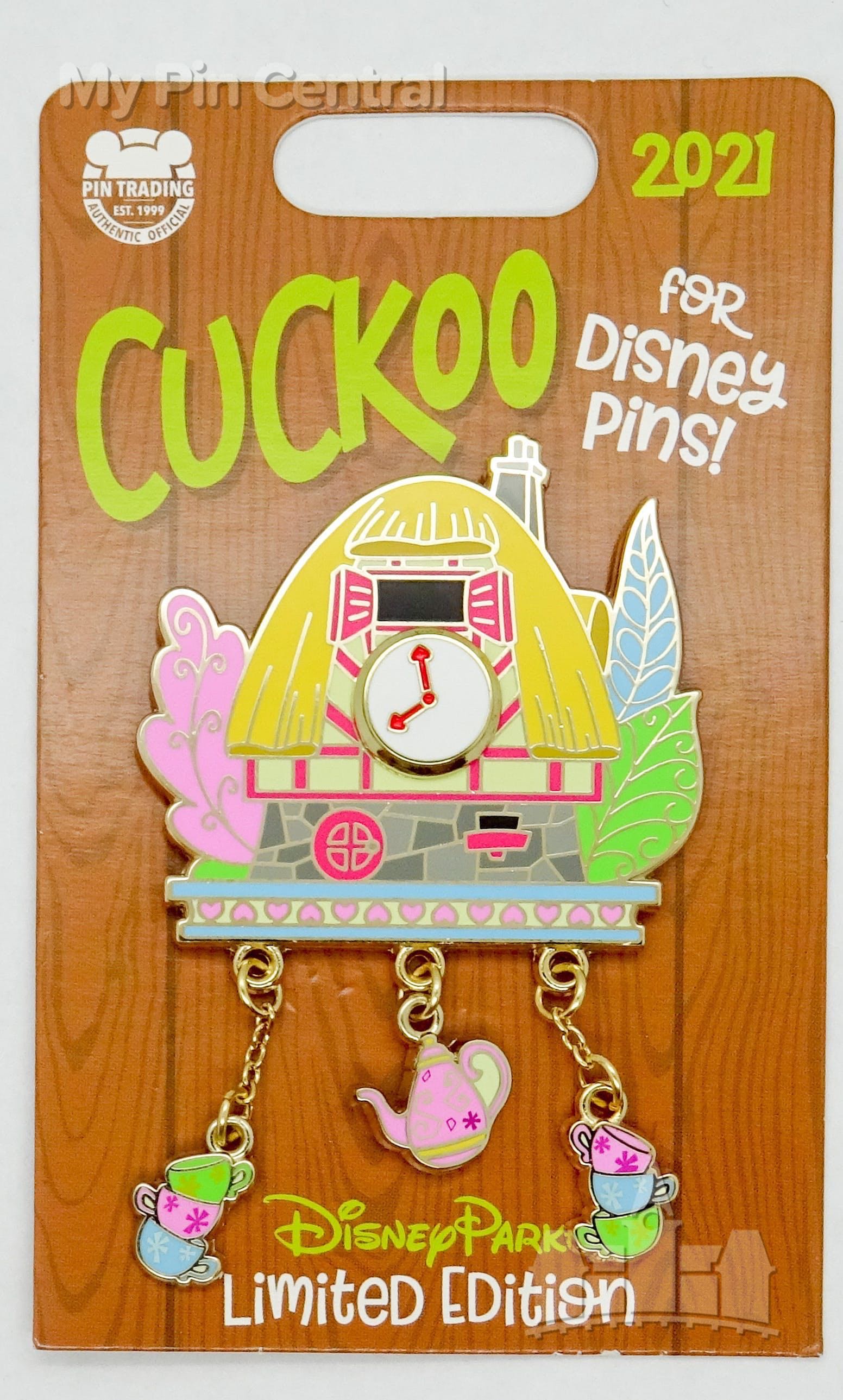 Alice in Wonderland - Cuckoo Clock - Cuckoo for Disney Pins - Pin On Pin pin collectible - Main Image 3