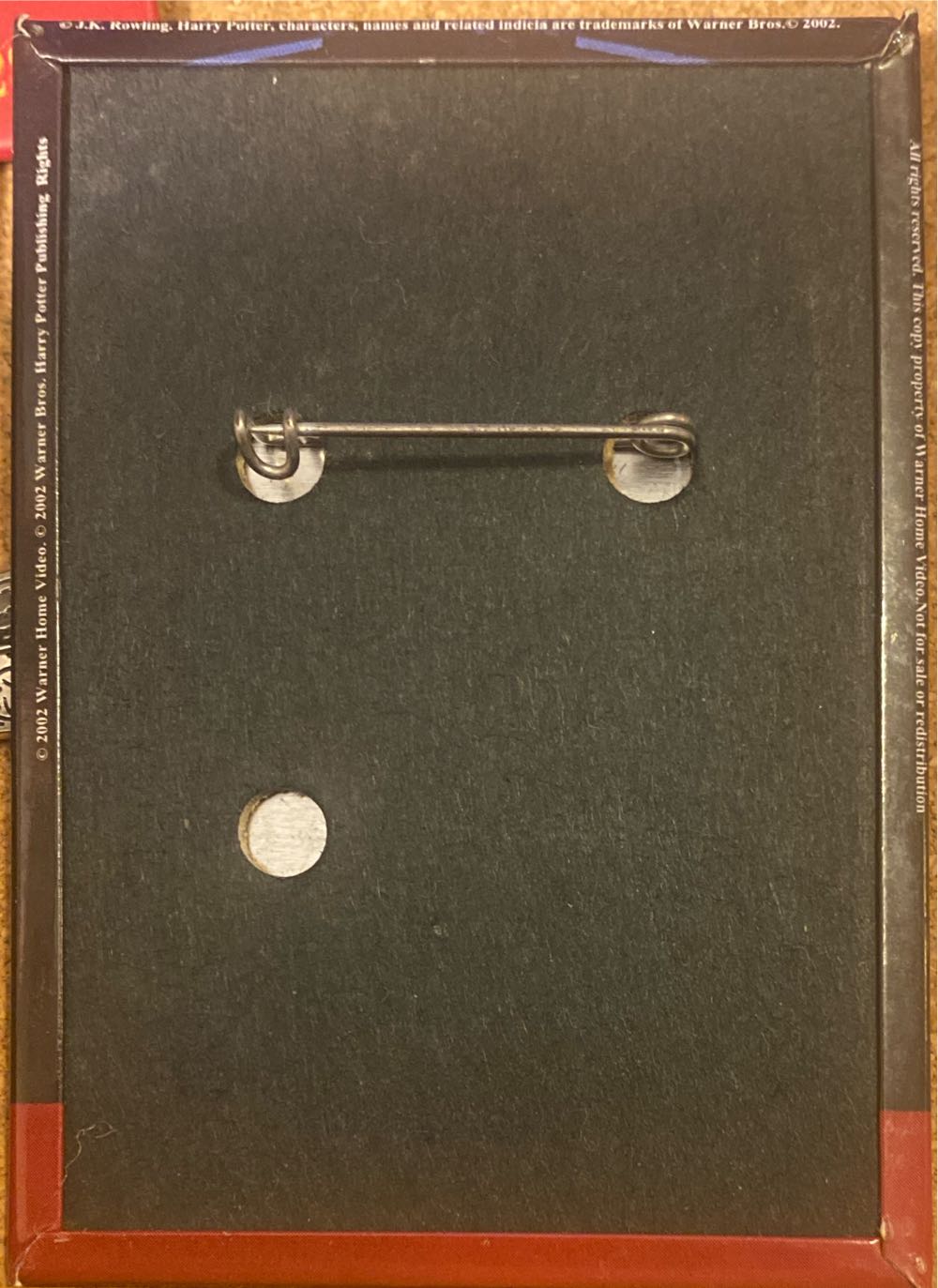 Harry Potter and the Sorcerer’s Stone DVD Promotional Pin Goblins 2002 - Promotional Pin pin collectible - Main Image 2