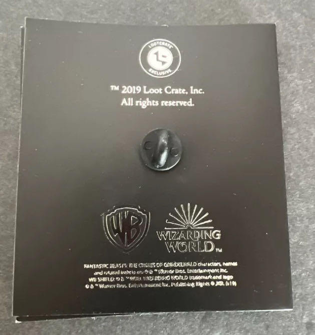 Loot Crate Exclusive Quiditch Captain Hufflepuff Yellow Pin 2019 - Collectible Enamel Pin pin collectible - Main Image 3