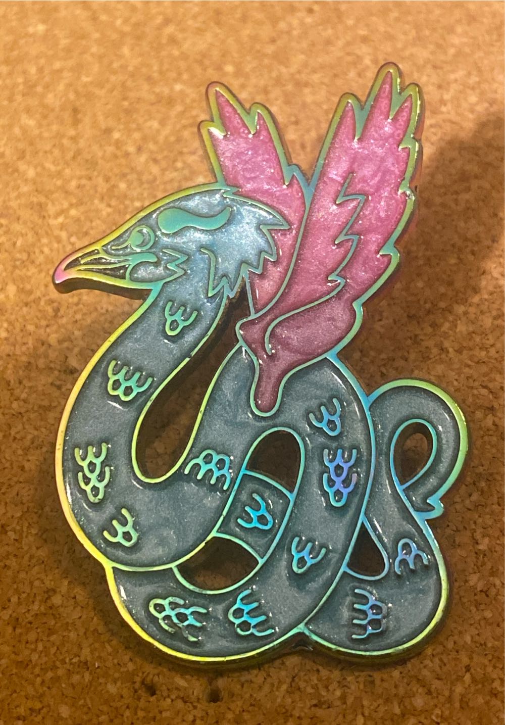 Occamy Enamel Pin Fantastic Beasts  Harry Potter  Wizarding World Loot Crate 2019 - Collectible Enamel Pin pin collectible - Main Image 3