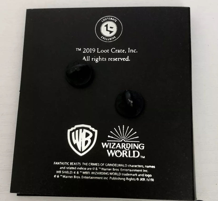 Harry Potter Wizarding World Loot Crate Fantastic Beasts Matagot 2019 - Collectible Enamel Pin pin collectible - Main Image 2