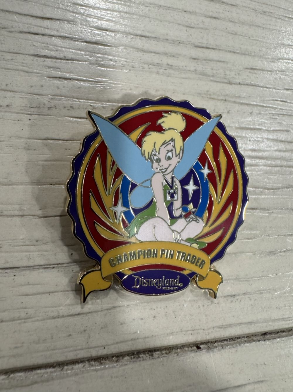 2008 Disneyland Cast Recognition Pin Trading Award, Tinker Bell  pin collectible - Main Image 2