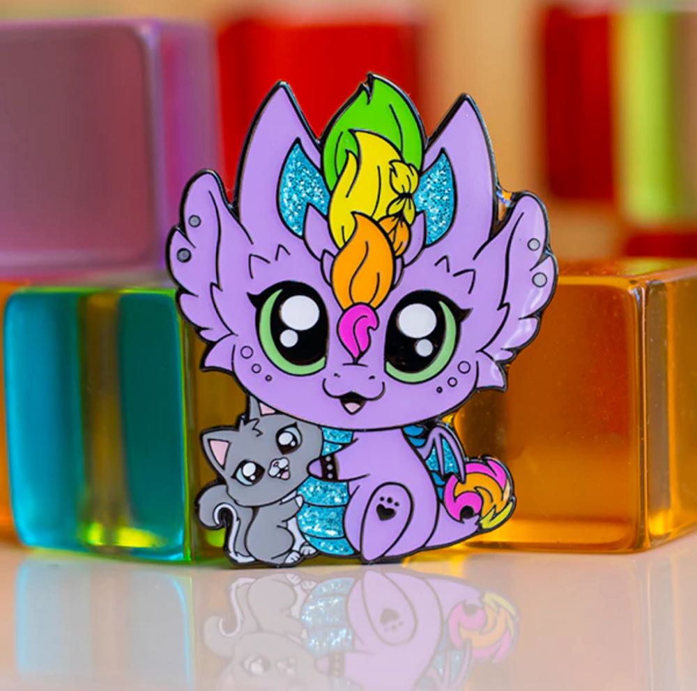 D&B Rosa ‘Chibi’ - Enamel Pin pin collectible [Barcode 810002712388] - Main Image 3