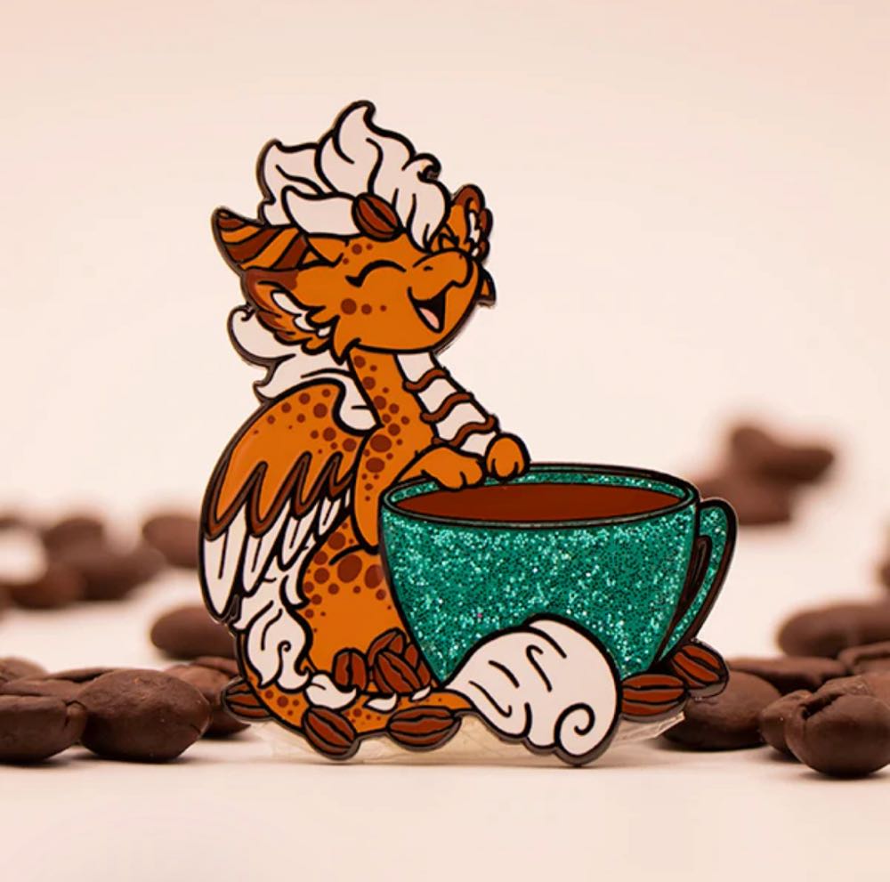 D&B Mocha ’Venti’ - Enamel Pin pin collectible [Barcode 810002712418] - Main Image 3