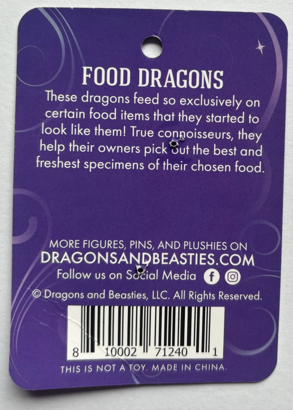 D&B Melonie Watermelon Dragon - Enamel Pin pin collectible [Barcode 810002712401] - Main Image 2