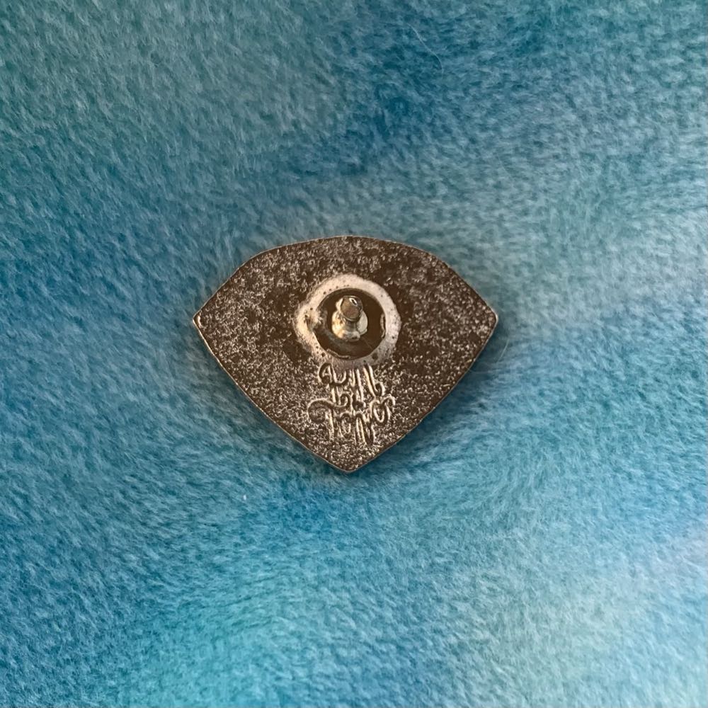 Blue Diamond Mini Pin - Hard Enamel, Glitter, Gold Plating pin collectible - Main Image 2