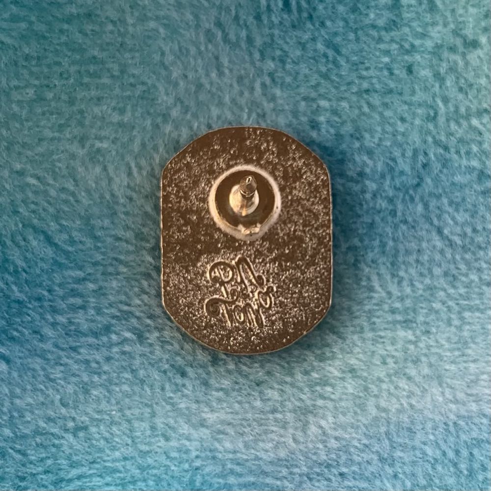 Blue Stone Mini Pin - Hard Enamel, Glitter, Gold Plating pin collectible - Main Image 2